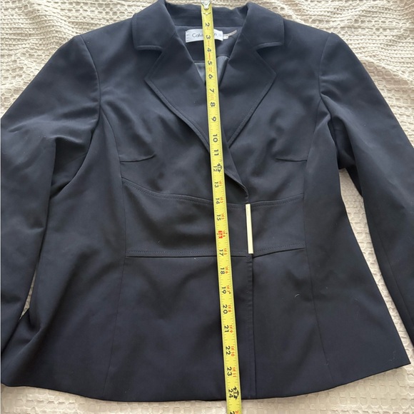 Classy Calvin Klein Women's Dark Navy Skirt Suit. Size 12 - Picture 6 of 14